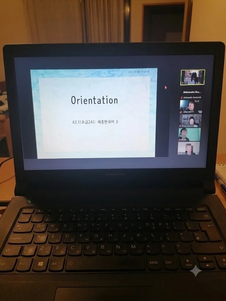 Online Korean class